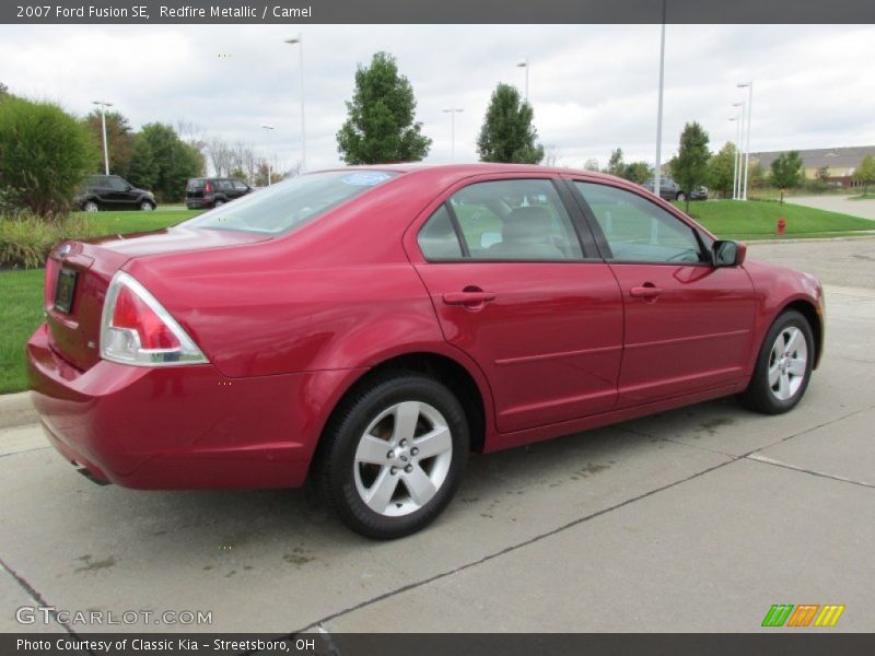Redfire Metallic / Camel 2007 Ford Fusion SE