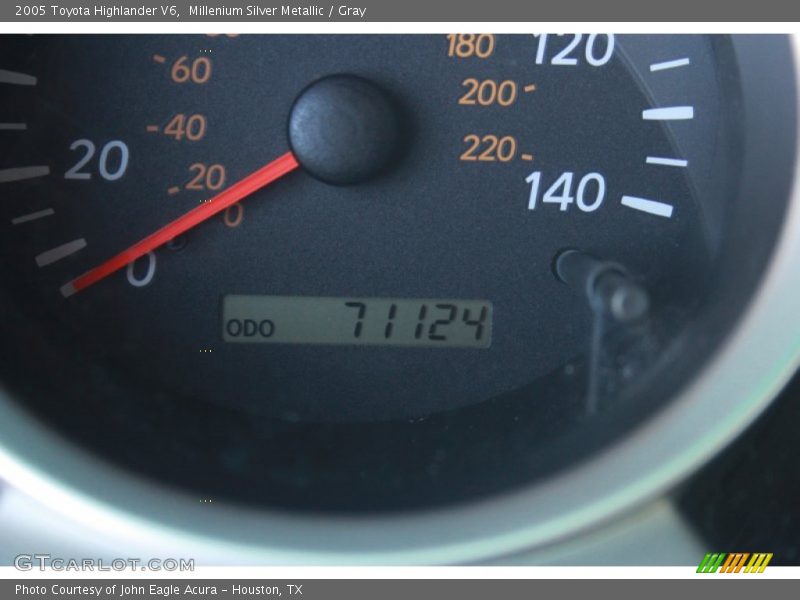 Millenium Silver Metallic / Gray 2005 Toyota Highlander V6