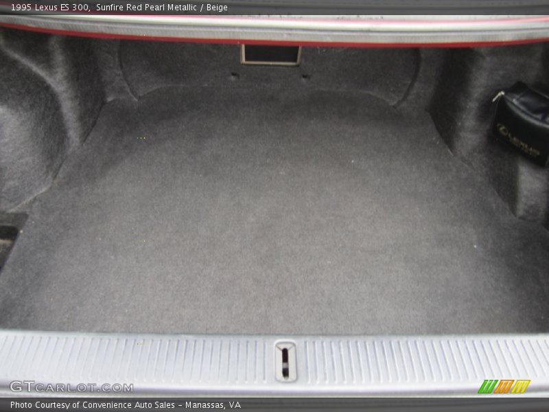 Sunfire Red Pearl Metallic / Beige 1995 Lexus ES 300