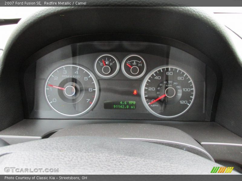 Redfire Metallic / Camel 2007 Ford Fusion SE