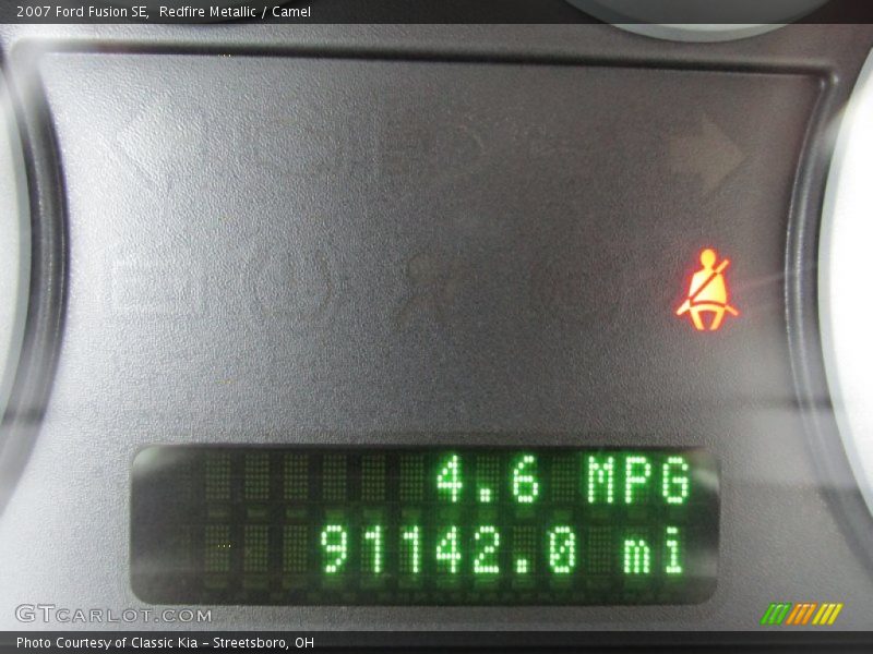 Redfire Metallic / Camel 2007 Ford Fusion SE