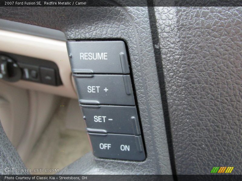 Redfire Metallic / Camel 2007 Ford Fusion SE