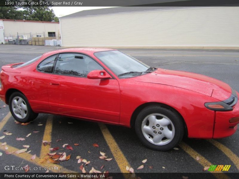 Super Red / Gray 1990 Toyota Celica GT-S