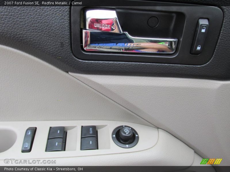 Redfire Metallic / Camel 2007 Ford Fusion SE