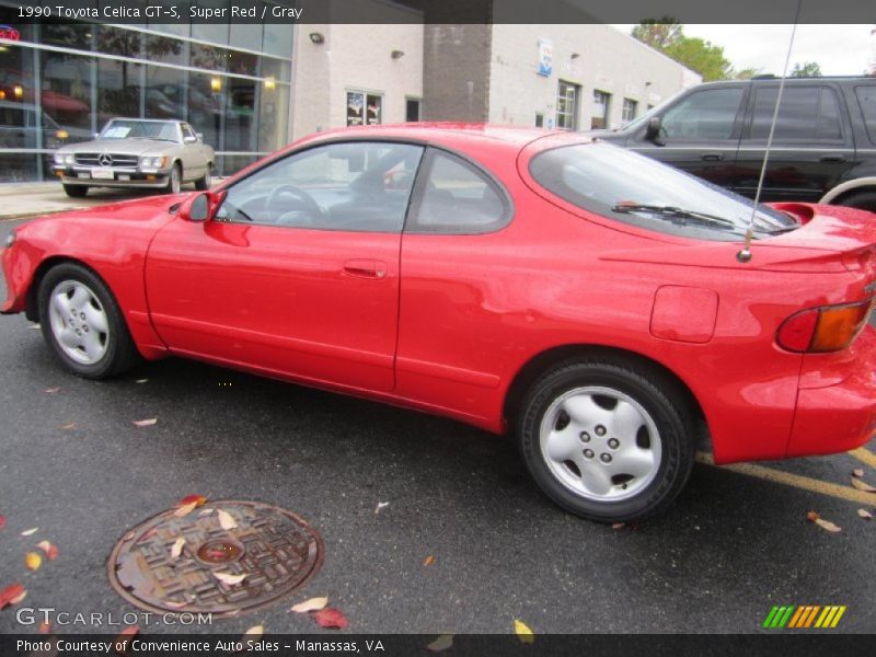 Super Red / Gray 1990 Toyota Celica GT-S