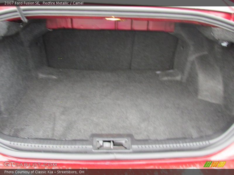 Redfire Metallic / Camel 2007 Ford Fusion SE