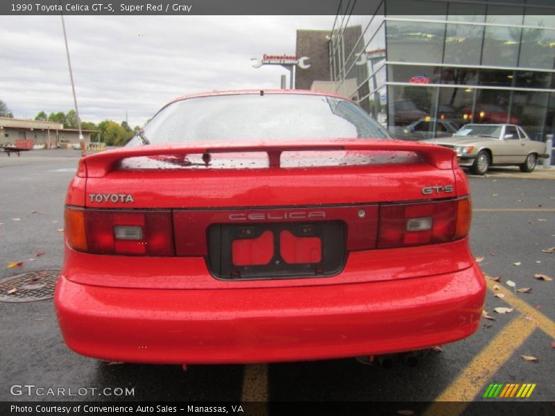 Super Red / Gray 1990 Toyota Celica GT-S