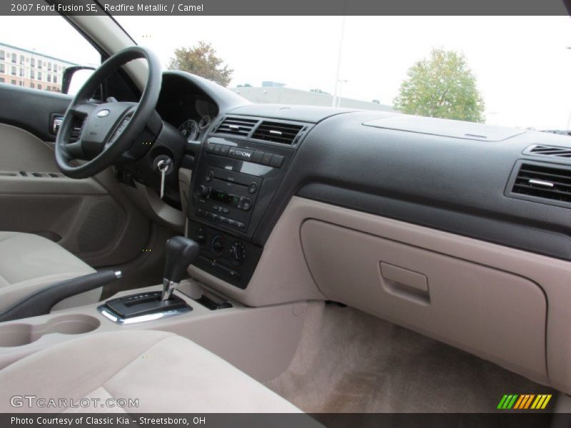 Redfire Metallic / Camel 2007 Ford Fusion SE