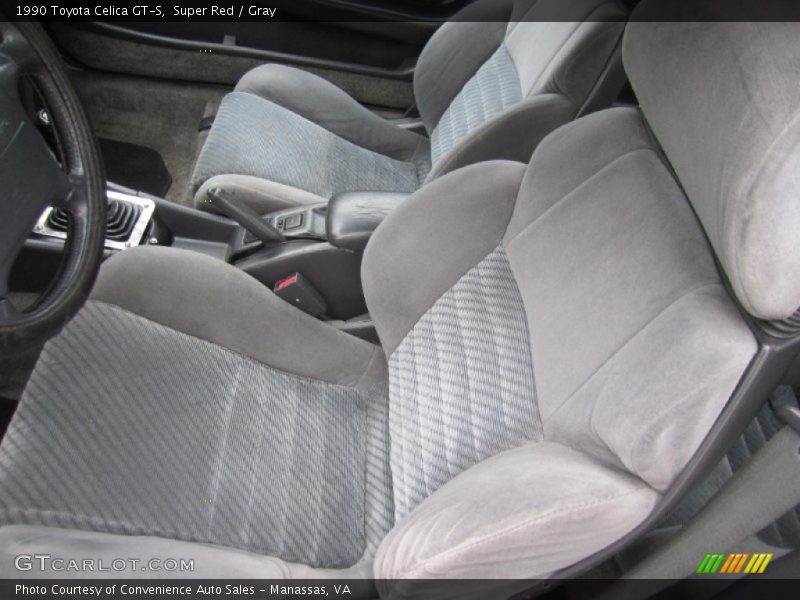 Super Red / Gray 1990 Toyota Celica GT-S