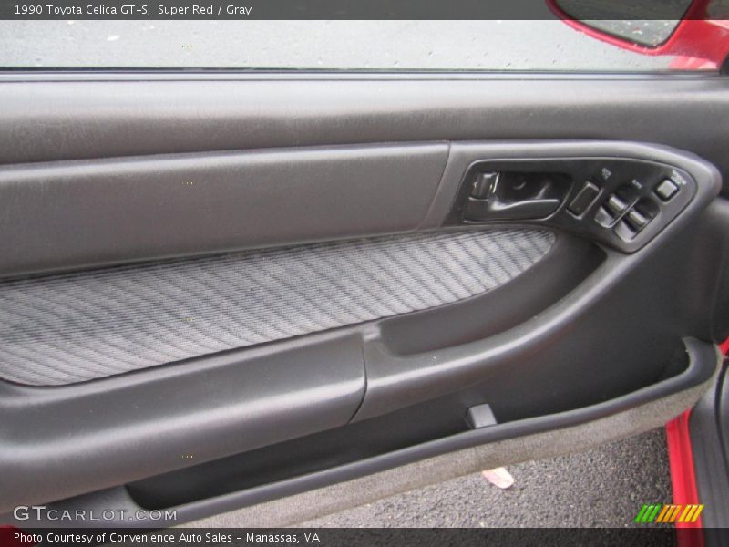Super Red / Gray 1990 Toyota Celica GT-S