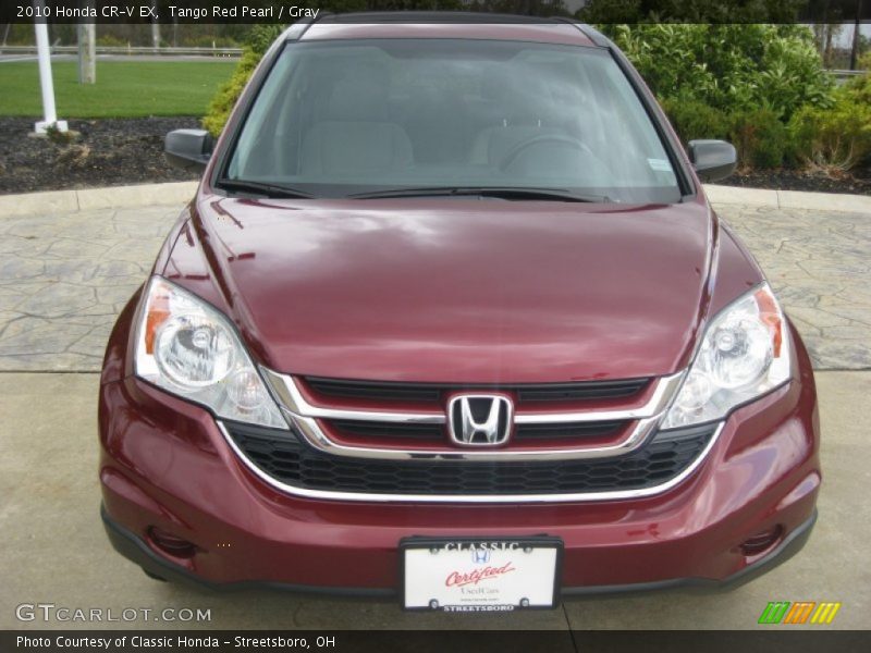 Tango Red Pearl / Gray 2010 Honda CR-V EX