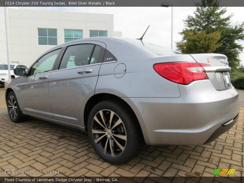 Billet Silver Metallic / Black 2014 Chrysler 200 Touring Sedan