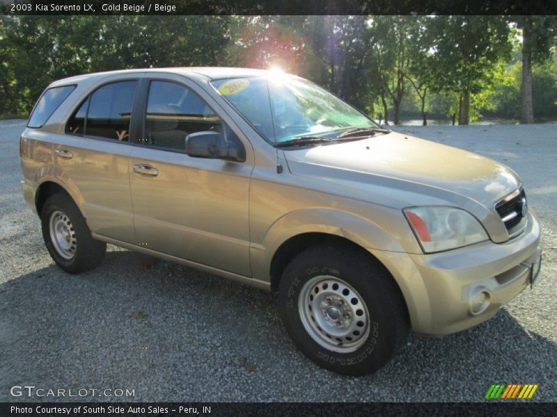 Gold Beige / Beige 2003 Kia Sorento LX