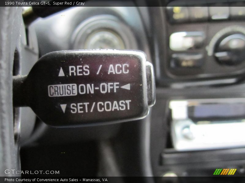 Super Red / Gray 1990 Toyota Celica GT-S