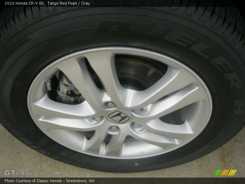 Tango Red Pearl / Gray 2010 Honda CR-V EX