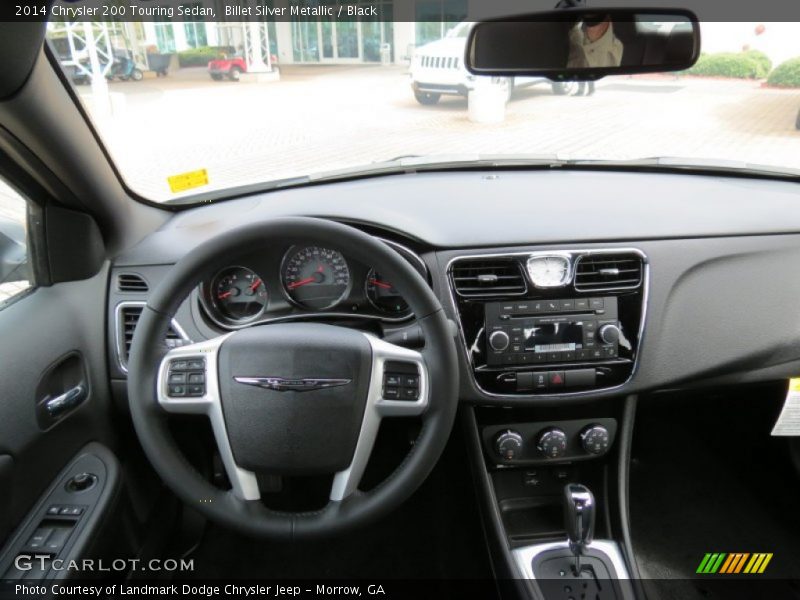 Billet Silver Metallic / Black 2014 Chrysler 200 Touring Sedan