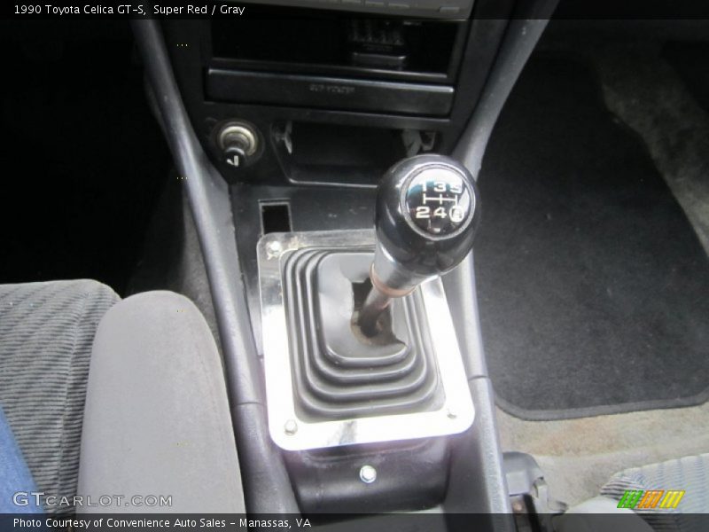 Super Red / Gray 1990 Toyota Celica GT-S