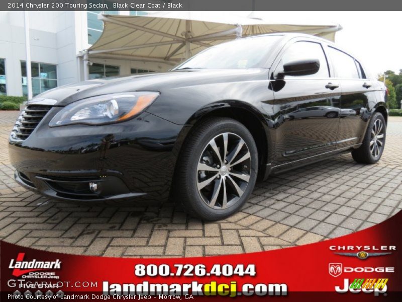 Black Clear Coat / Black 2014 Chrysler 200 Touring Sedan