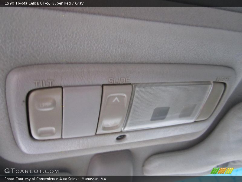 Super Red / Gray 1990 Toyota Celica GT-S