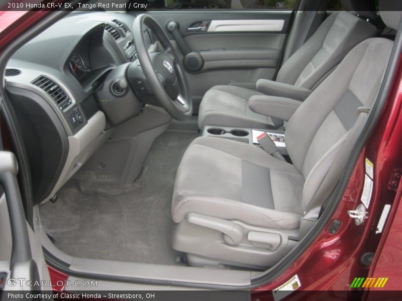 Tango Red Pearl / Gray 2010 Honda CR-V EX