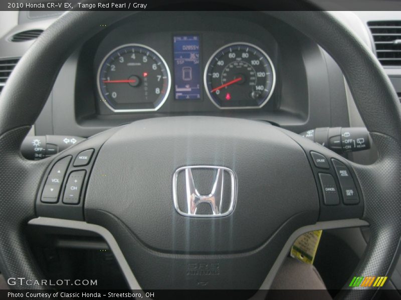Tango Red Pearl / Gray 2010 Honda CR-V EX