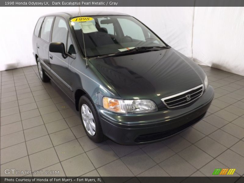 Dark Eucalyptus Pearl Metallic / Gray 1998 Honda Odyssey LX