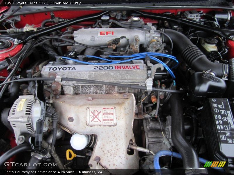  1990 Celica GT-S Engine - 2.2 Liter DOHC 16-Valve 4 Cylinder
