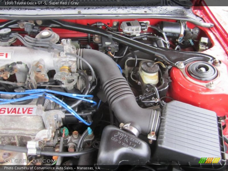 Super Red / Gray 1990 Toyota Celica GT-S