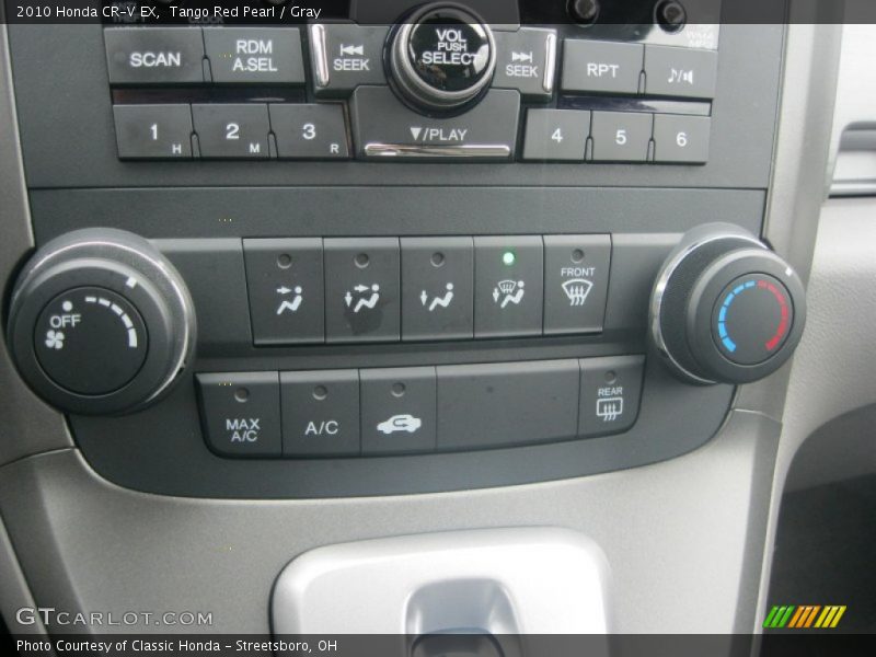 Tango Red Pearl / Gray 2010 Honda CR-V EX