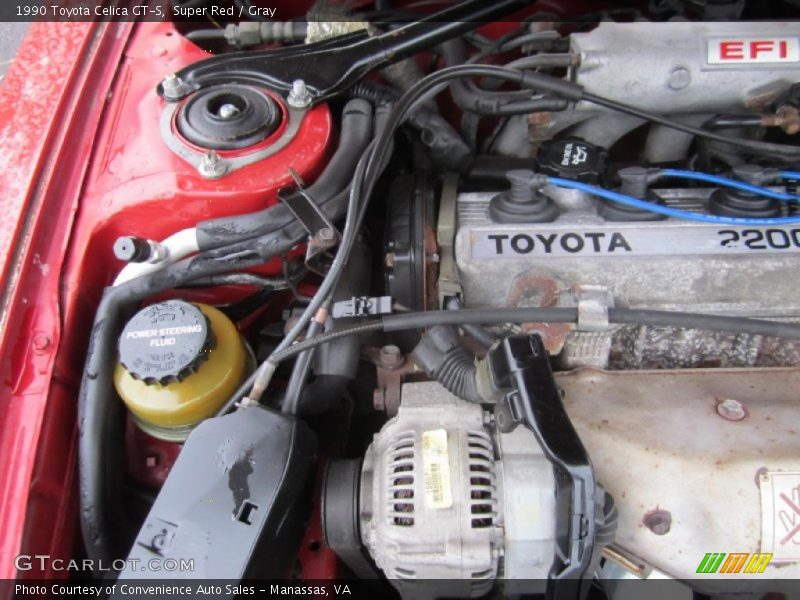Super Red / Gray 1990 Toyota Celica GT-S