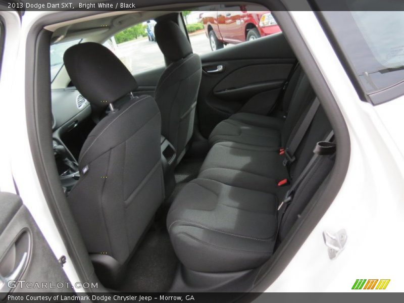 Bright White / Black 2013 Dodge Dart SXT