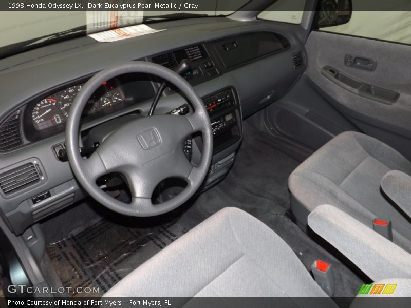 Dark Eucalyptus Pearl Metallic / Gray 1998 Honda Odyssey LX