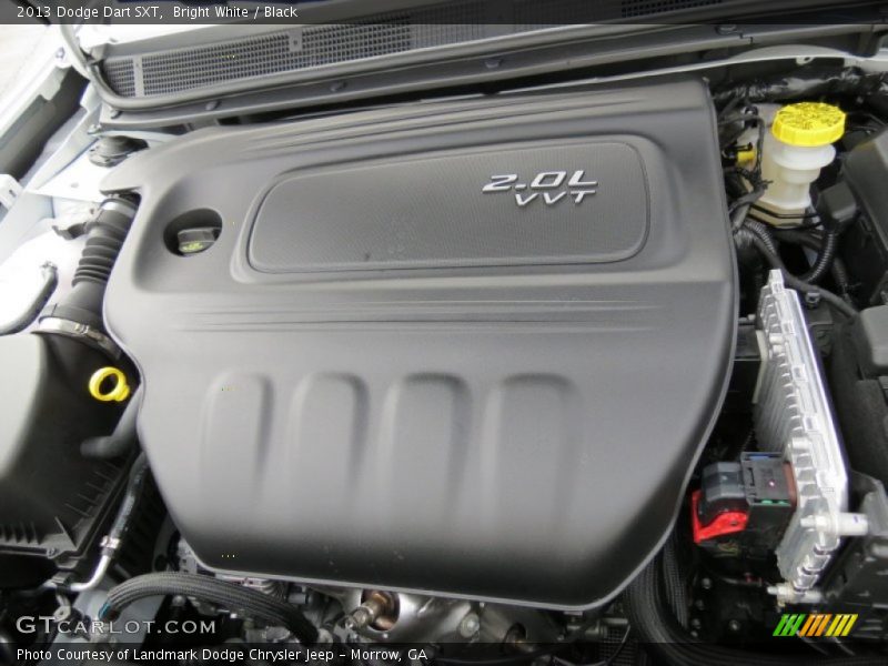 Bright White / Black 2013 Dodge Dart SXT