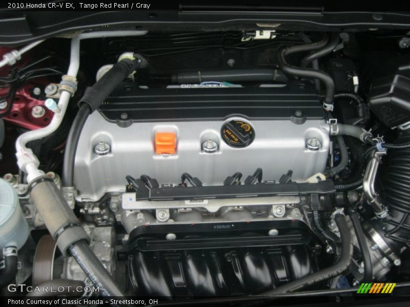 Tango Red Pearl / Gray 2010 Honda CR-V EX