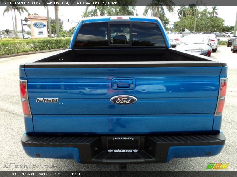 Blue Flame Metallic / Black 2011 Ford F150 FX4 SuperCrew 4x4