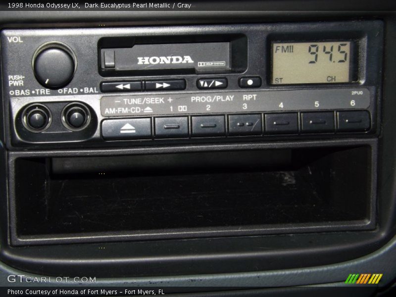 Dark Eucalyptus Pearl Metallic / Gray 1998 Honda Odyssey LX