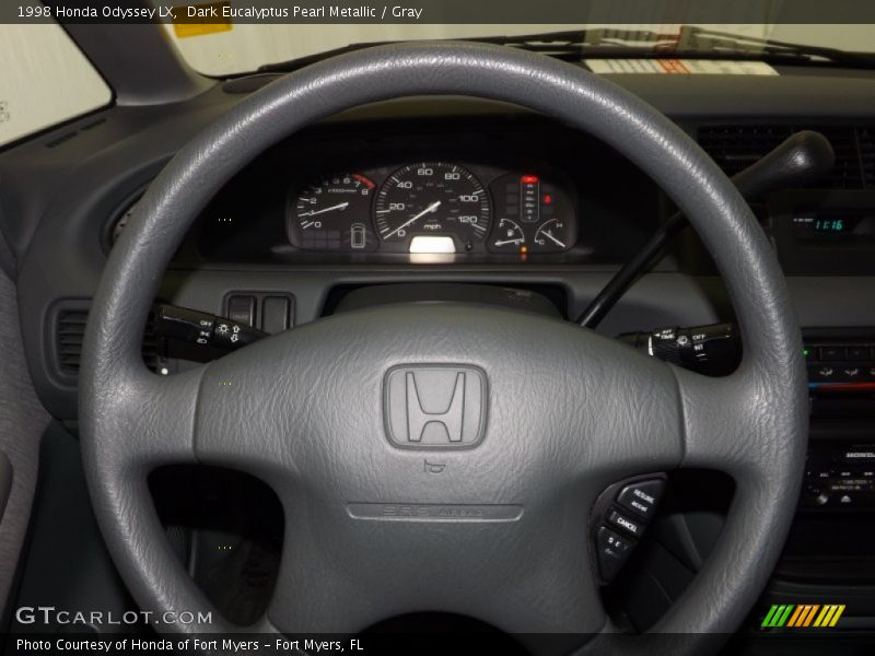 Dark Eucalyptus Pearl Metallic / Gray 1998 Honda Odyssey LX