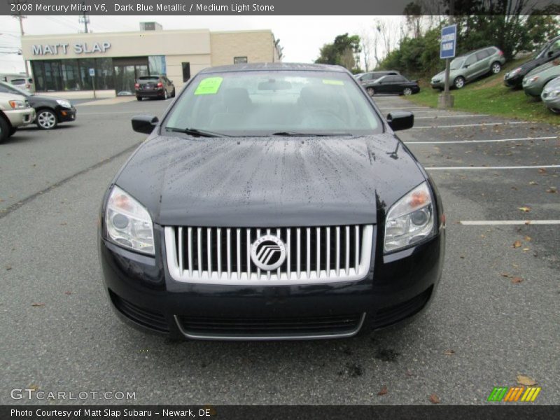 Dark Blue Metallic / Medium Light Stone 2008 Mercury Milan V6