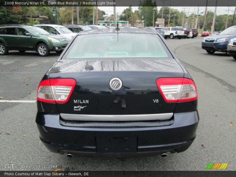 Dark Blue Metallic / Medium Light Stone 2008 Mercury Milan V6