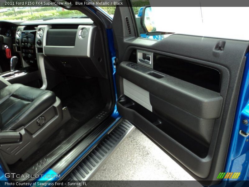 Blue Flame Metallic / Black 2011 Ford F150 FX4 SuperCrew 4x4