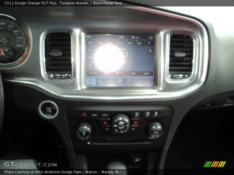 Tungsten Metallic / Black/Radar Red 2011 Dodge Charger R/T Plus