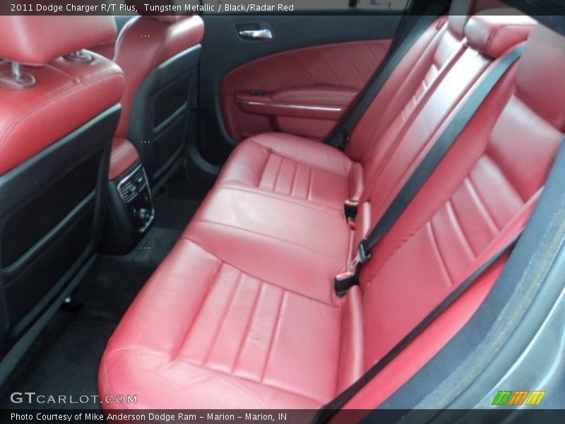 Rear Seat of 2011 Charger R/T Plus