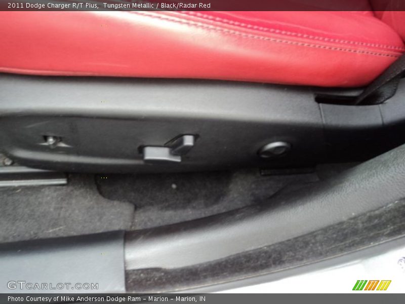 Tungsten Metallic / Black/Radar Red 2011 Dodge Charger R/T Plus
