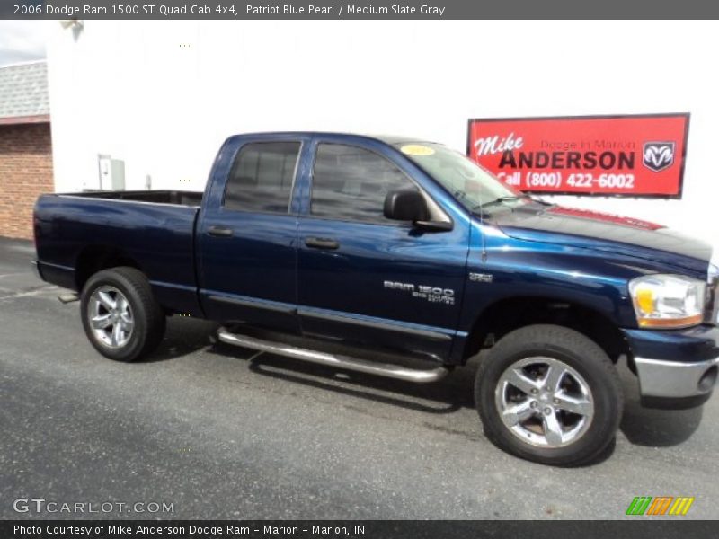Patriot Blue Pearl / Medium Slate Gray 2006 Dodge Ram 1500 ST Quad Cab 4x4