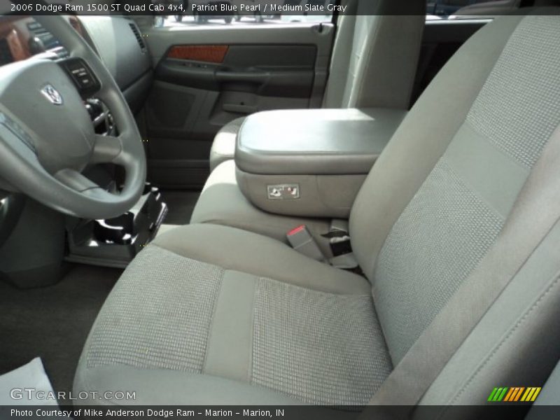 Patriot Blue Pearl / Medium Slate Gray 2006 Dodge Ram 1500 ST Quad Cab 4x4