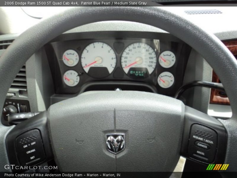 Patriot Blue Pearl / Medium Slate Gray 2006 Dodge Ram 1500 ST Quad Cab 4x4