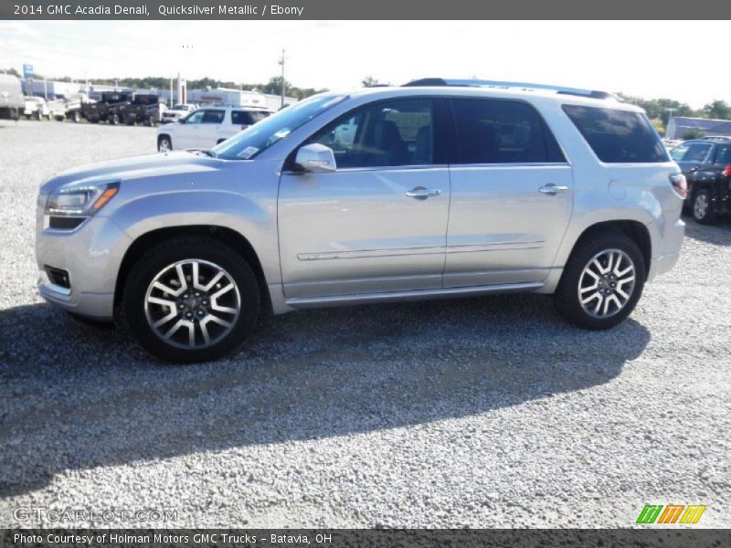 Quicksilver Metallic / Ebony 2014 GMC Acadia Denali