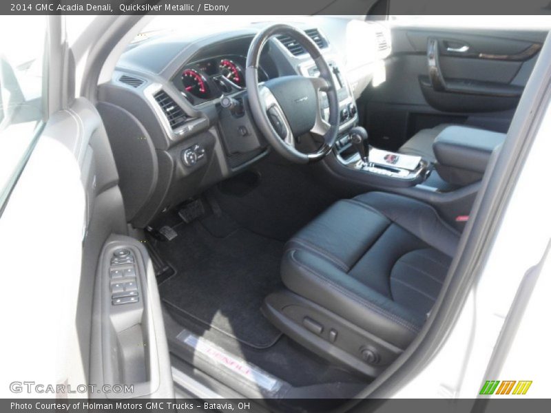Quicksilver Metallic / Ebony 2014 GMC Acadia Denali