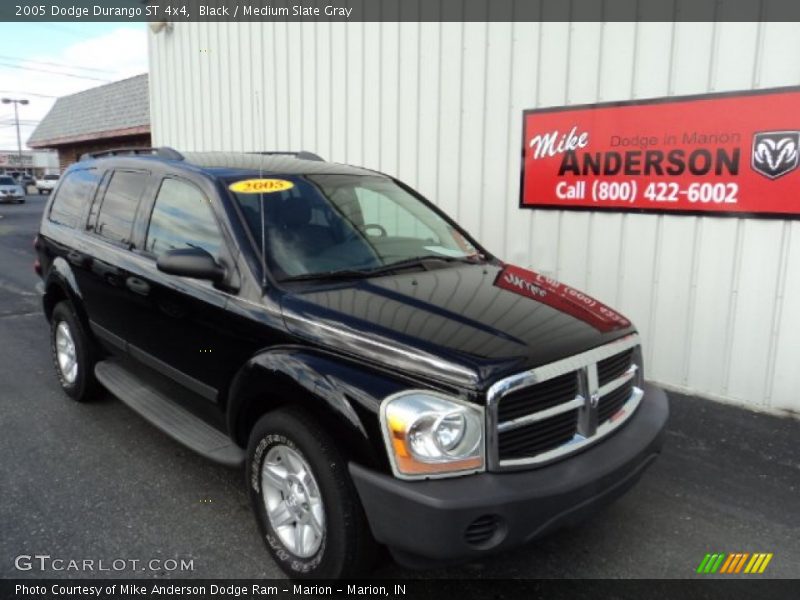 Black / Medium Slate Gray 2005 Dodge Durango ST 4x4