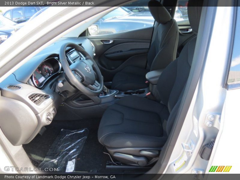 Bright Silver Metallic / Black 2013 Dodge Dart SXT